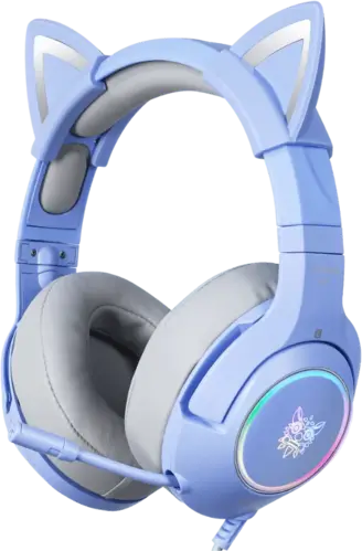 Onikuma K9 Wired RGB Gaming Headset - Blue