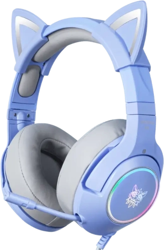 Onikuma K9 Wired RGB Gaming Headset - Blue