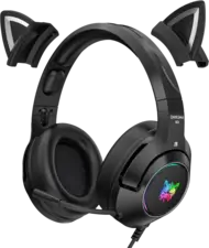 Onikuma K9 Wired RGB Gaming Headset - Black