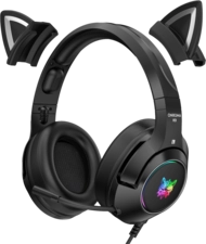 Onikuma K9 Wired RGB Gaming Headset - Black