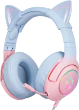 Onikuma K9 Wired RGB Gaming Headset - Pink and Blue (84217)
