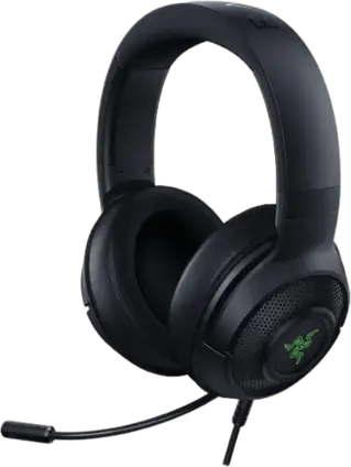 Razer Kraken X Essential Wired Gaming Headset - Black
