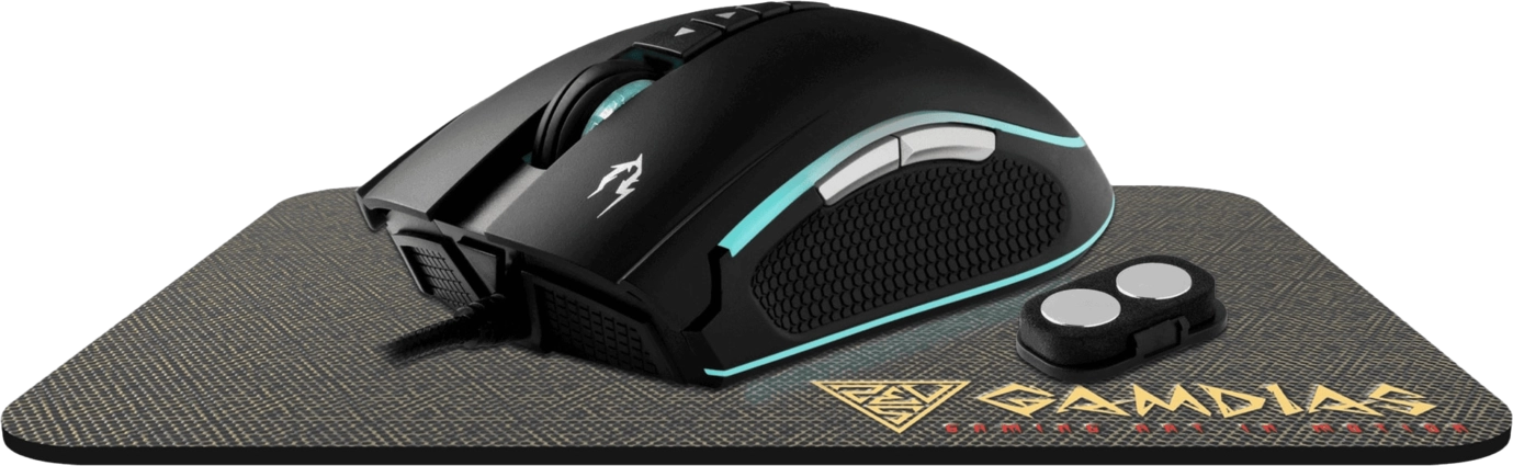 GAMDIAS Zeus M2 Gaming Mouse + Mouse Pad