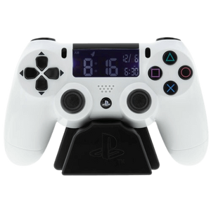 Paladone PS4 Controller Alarm Clock - White