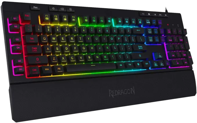 Redragon K512 SHIVA RGB Membrane Gaming Keyboard with Multimedia Keys
