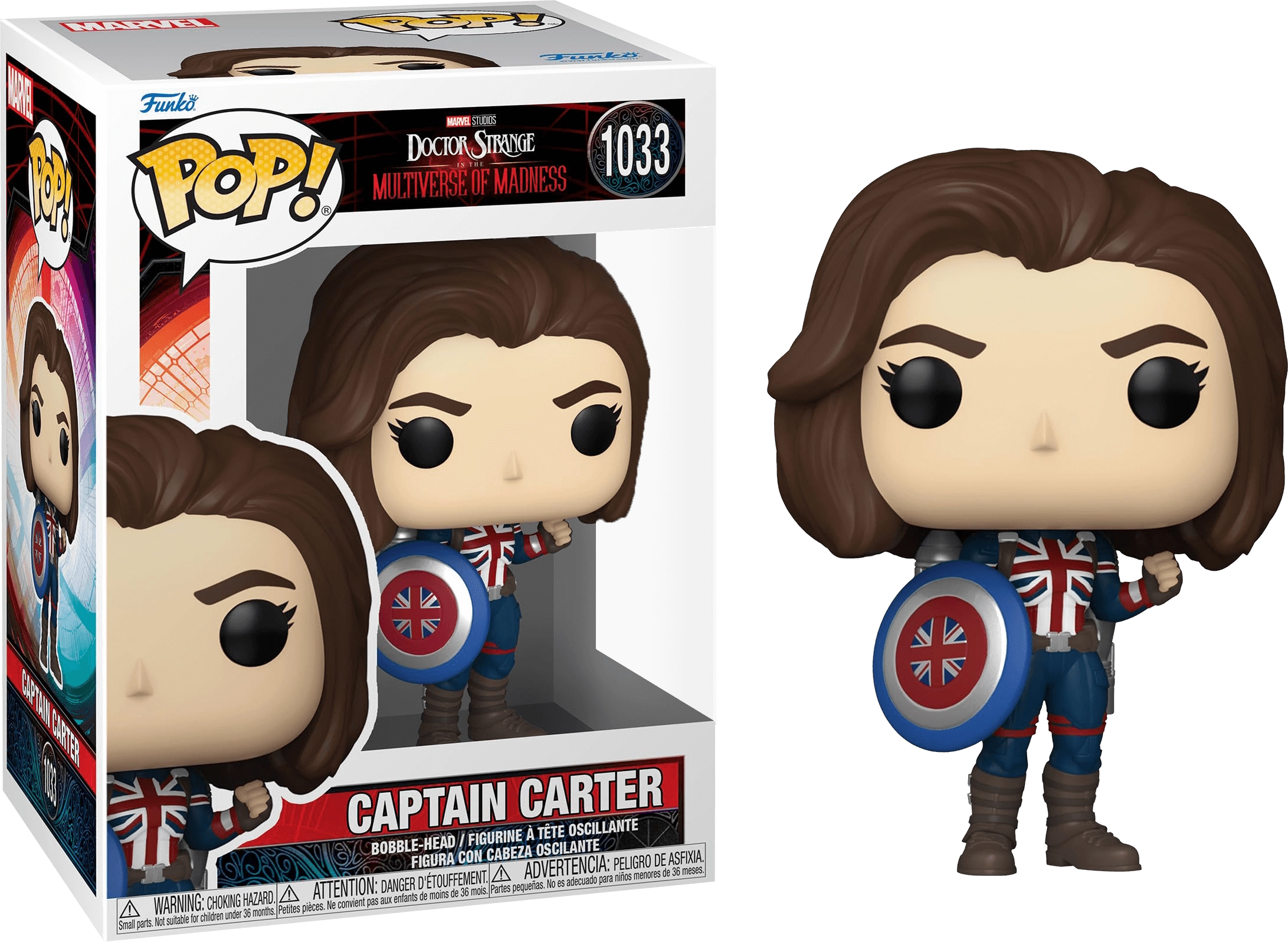 Funko Pop! Marvel: Doctor Strange Multiverse of Madness - Captain Carter  for sale in Emirates from Games2all