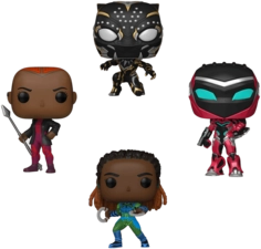 Funko Pop! Marvel: Black Panther: Wakanda Forever 4Pk (GW)(Exc)  for sale in Emirates from Games2all
