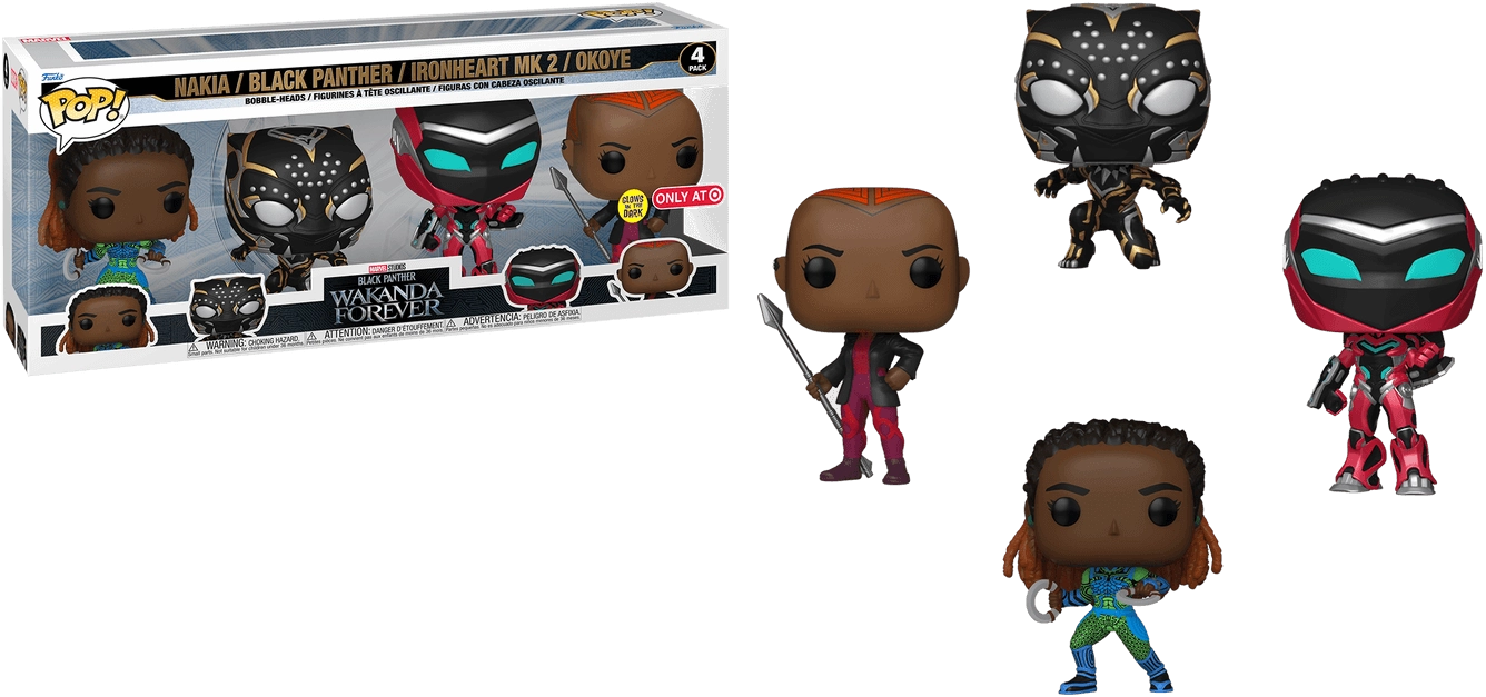 Funko Pop! Marvel: Black Panther: Wakanda Forever 4Pk (GW)(Exc)  for sale in Emirates from Games2all