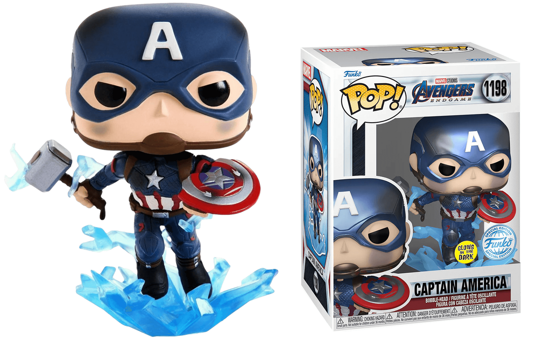 Funko Pop! Marvel: Avengers Endgame - Captain America w/ Hammer (GW)(Exc)  for sale in Emirates from Games2all
