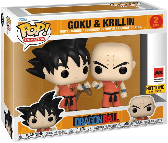 Funko Pop! Anime: Dragon Ball - Goku and Krillin 2pk (Exc)  for sale in Emirates from Games2all