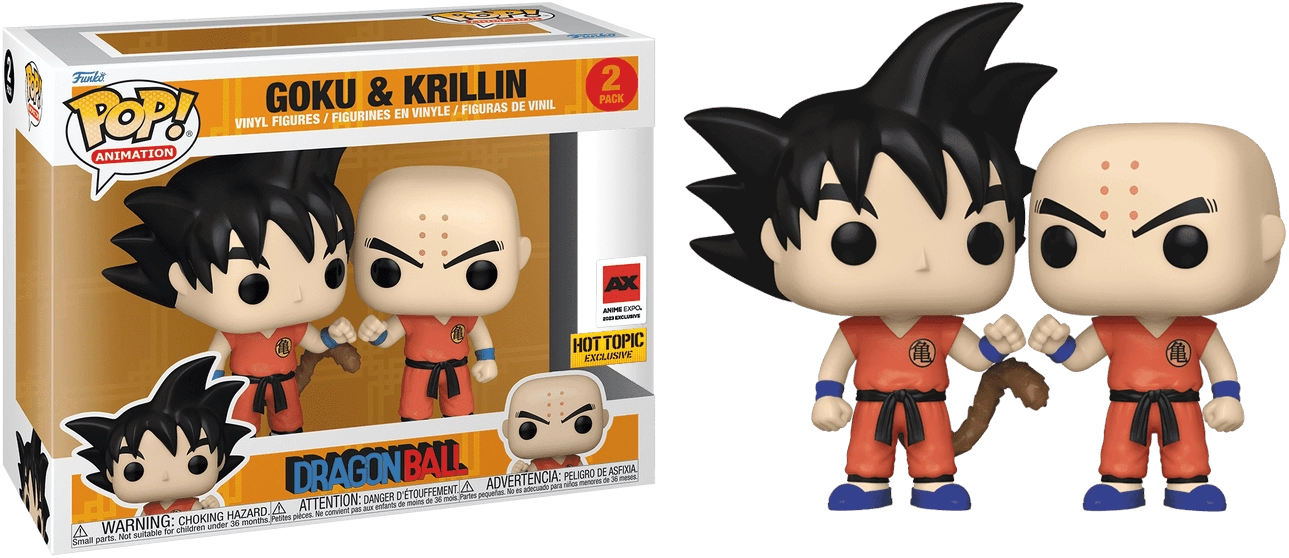 Funko Pop! Anime: Dragon Ball - Goku and Krillin 2pk (Exc)  for sale in Emirates from Games2all