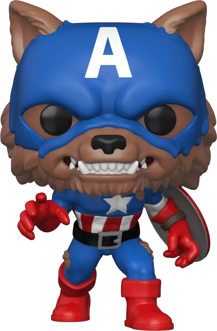 Funko Pop! Marvel: YOTS- Capwolf (SDCC'21)  for sale in Emirates from Games2all