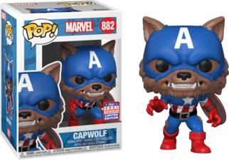 Funko Pop! Marvel: YOTS- Capwolf (SDCC'21)  for sale in Emirates from Games2all