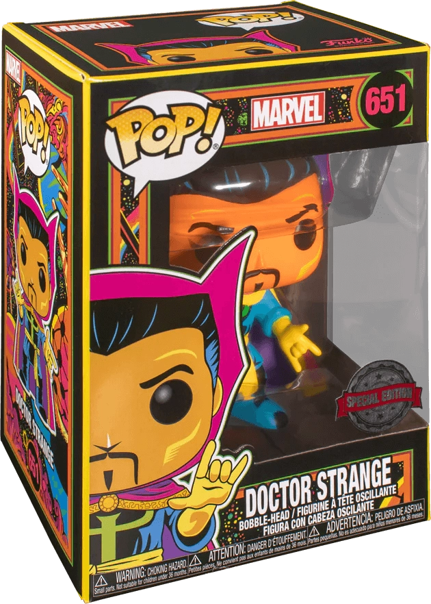 Funko Pop! Marvel: Black Light Dr. Strange (Exc)  for sale in Emirates from Games2all