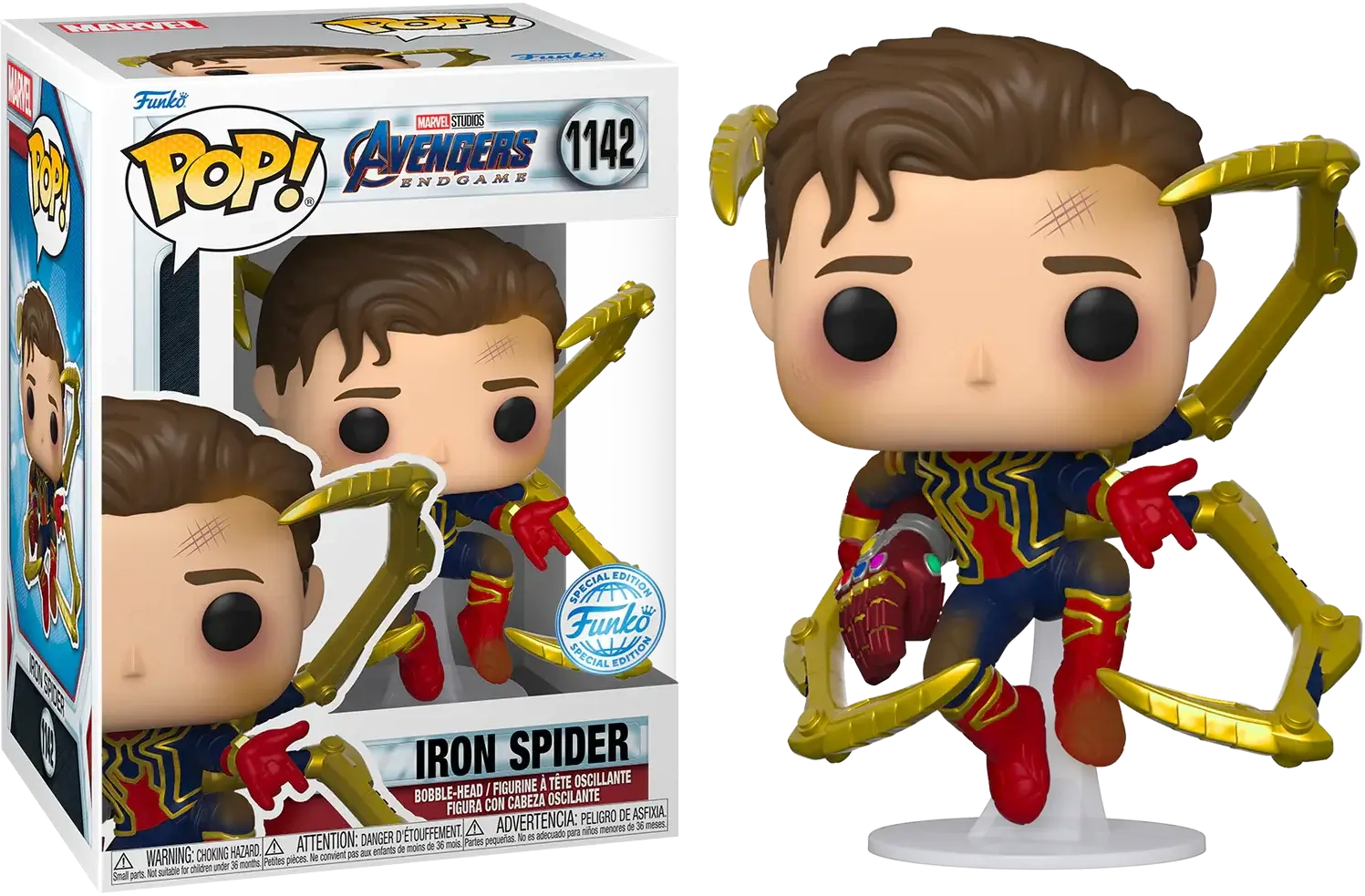 Funko Pop! Marvel: Avengers Endgame - Unmasked Spider Man (Exc)  for sale in Emirates from Games2all