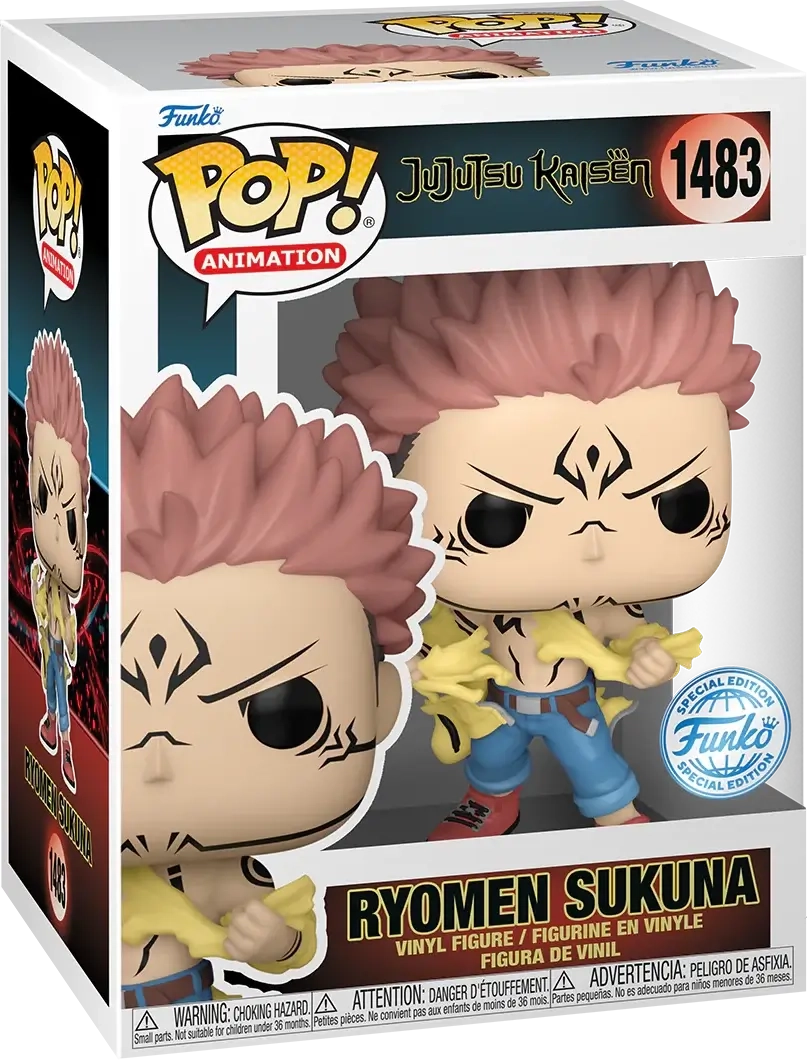Funko Pop! Anime: Jujutsu Kaisen - Sukuna Tearing Shirt (Exc)  for sale in Emirates from Games2all