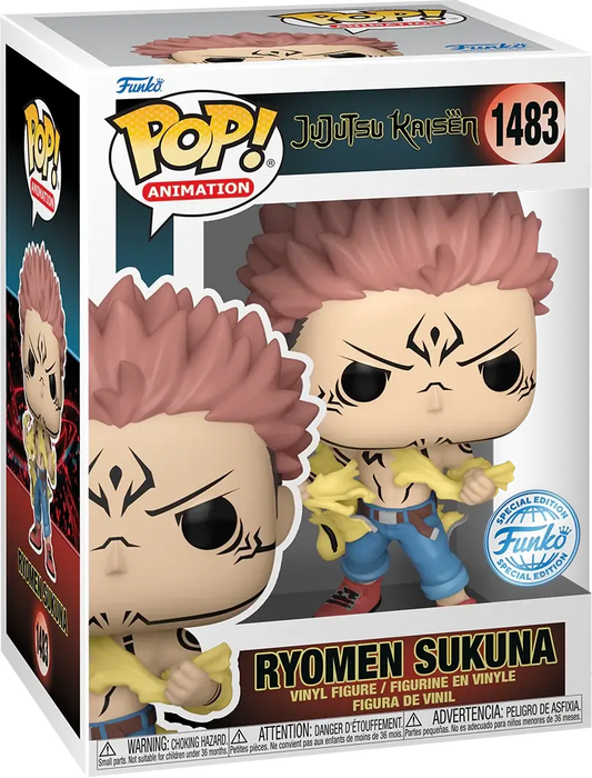 Funko Pop! Anime: Jujutsu Kaisen - Sukuna Tearing Shirt (Exc)  for sale in Emirates from Games2all