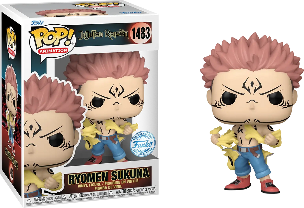 Funko Pop! Anime: Jujutsu Kaisen - Sukuna Tearing Shirt (Exc)  for sale in Emirates from Games2all