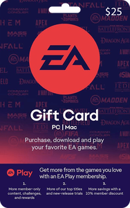 كارت هدايا إي ايه - 25 دولار - أمريكا -  للبيع في الإمارات من خلال Games2all