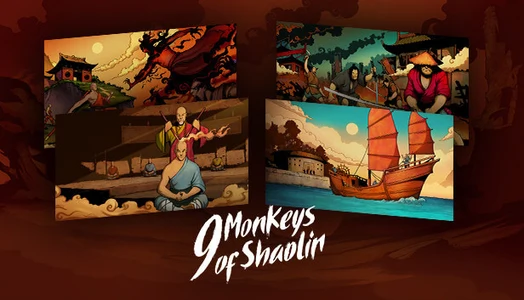 9 Monkeys of Shaolin - HD Wallpapers -  للبيع في الإمارات من خلال Games2all