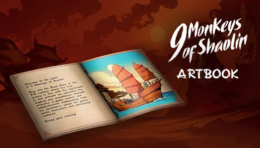 9 Monkeys of Shaolin - Digital Artbook -  للبيع في الإمارات من خلال Games2all