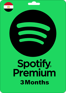 Spotify Premium Gift Card - Egypt - 3 Months