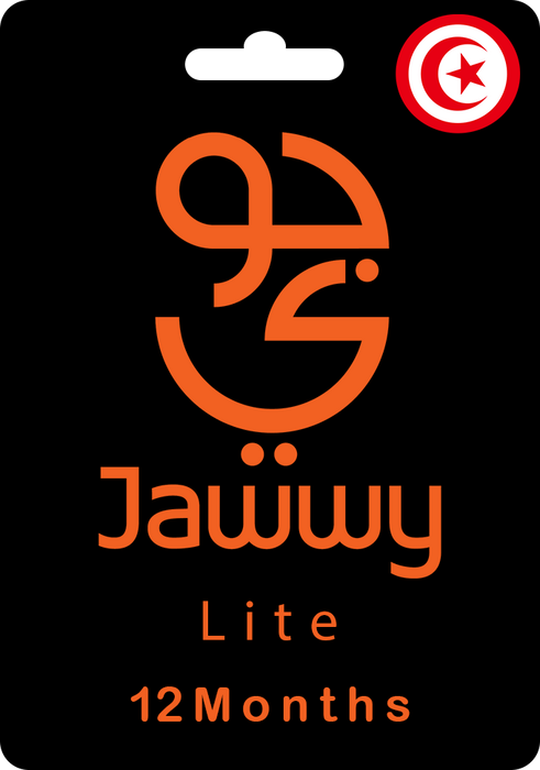 Jawwy TV Lite Gift Card - Tunisia - 12 Months  for sale in Emirates from Games2all