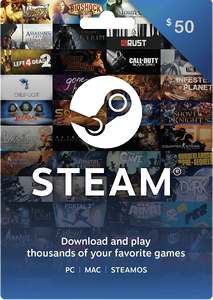 Steam Wallet Gift Card Bahrain USD 50  -  for sale in Emirates from Games2all