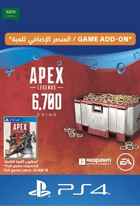 APEX Legends - 6,000 (+700 Bonus) Coins - PS4 - KSA -  for sale in Emirates from Games2all