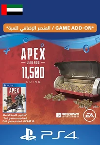 Apex Legends - 10.000 (+1500 Bonus) Coins - UAE - PS4 -  for sale in Emirates from Games2all