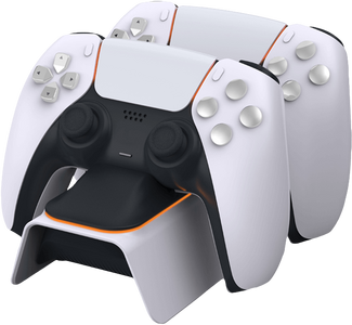 DOBE Dual Charging Dock for PS5 Controllers - White