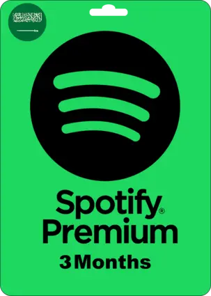 Spotify Premium Gift Card - KSA - 3 Months