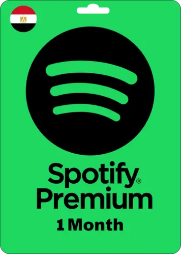 Spotify Premium Gift Card - Egypt - 1 Month