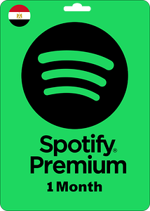 Spotify Premium Gift Card - Egypt - 1 Month