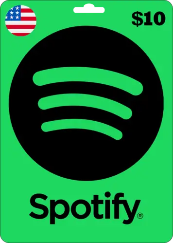 Spotify Wallet Gift Card - USA - $10