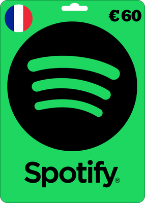 Spotify Wallet Gift Card - France - €60