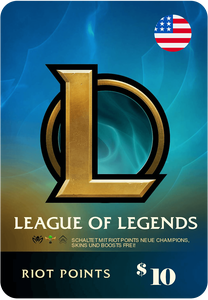 League of Legends (LoL) Gift Card - 10 USD - USA -  for sale in Emirates from Games2all