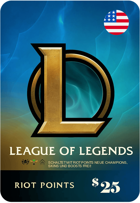 League of Legends (LoL) Gift Card - 25 USD - USA  for sale in Emirates from Games2all