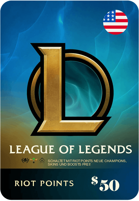 League of Legends (LoL) Gift Card - 50 USD - USA  for sale in Emirates from Games2all