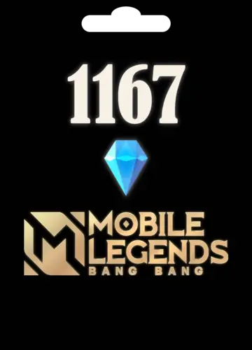 Mobile Legends: Bang Bang Gift Card - 1167 Diamonds - Global