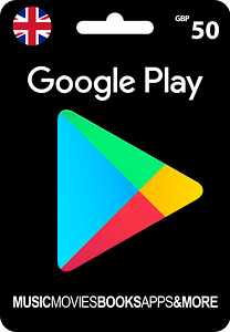Google Play Gift Code - UK - GBP 50 -  for sale in Emirates from Games2all