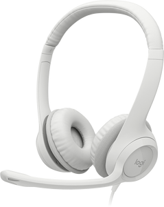 Logitech H390 Wired Gaming Headset for PC - White