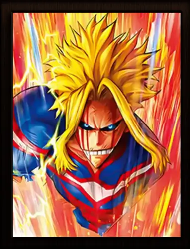 My Hero Academia: All Might 3D Anime Poster