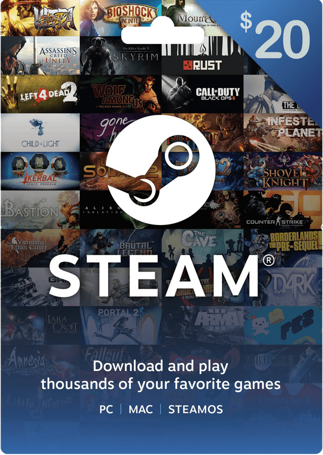 Steam Wallet Gift Card Bahrain USD 20