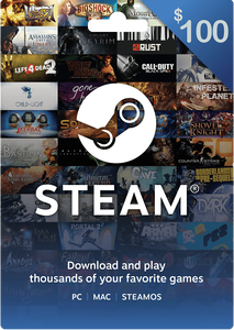 Steam Wallet Gift Card Bahrain USD 100  -  for sale in Emirates from Games2all