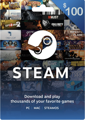 Steam Wallet Gift Card Bahrain USD 100