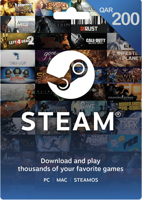 Steam Gift Card 200 QAR Steam Key - Qatar