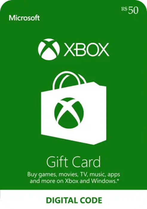 Xbox Live Gift Card 50 BRL Key BRAZIL  for sale in Emirates from Games2all