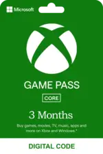 Xbox Game Pass Core 3 Months US Digital Code  (90242)