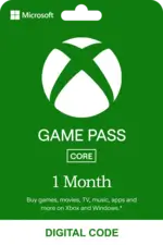 Xbox Game Pass Core 1 Month Membership US Digital Code (90247)